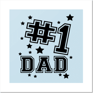 #1 Dad Posters and Art